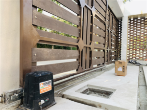 cổng trượt xếp lớp bm30